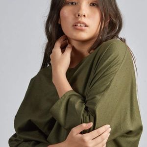 Jamie and the Jones T Top Olive XS